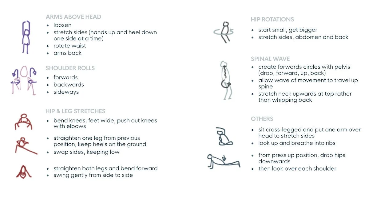 opening the body exercises for opening the body